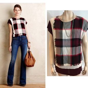 Anthropologie stencil Hammon plaid Stamp